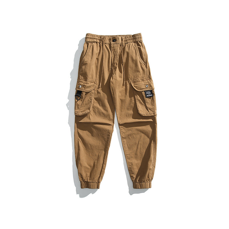 Herren Relaxed‑Fit Ripstop Cargojoggerhose mit D Ring und Mehrfachtaschen Drune