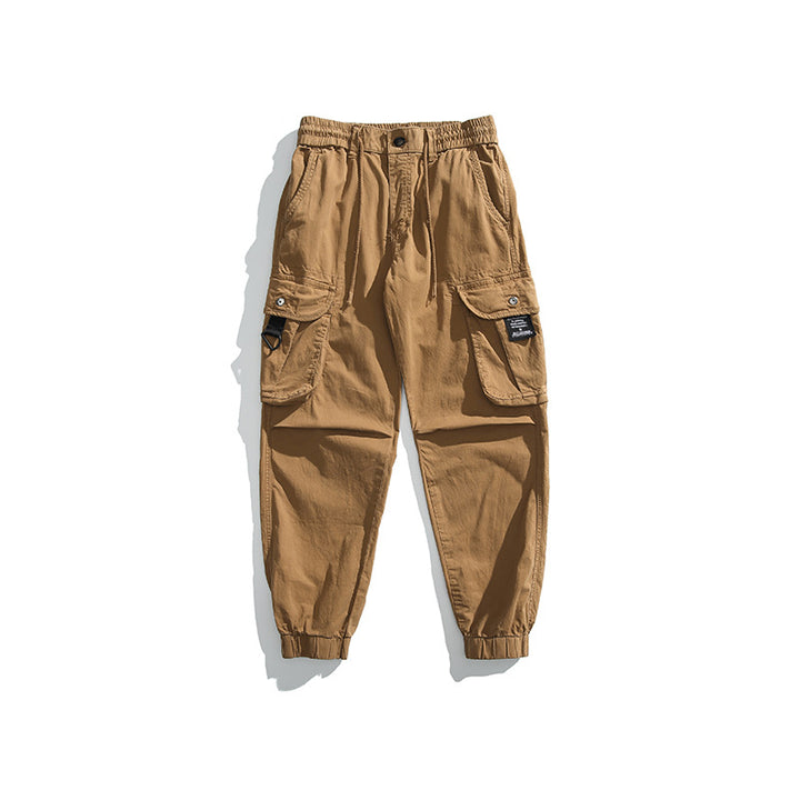 Herren Relaxed‑Fit Ripstop Cargojoggerhose mit D Ring und Mehrfachtaschen Drune