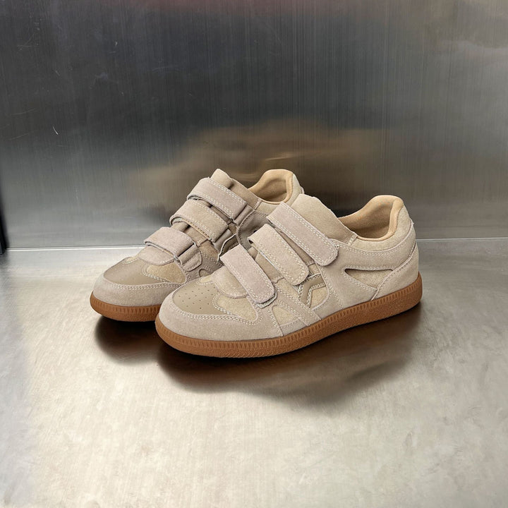 Damen Sneakers mit doppeltem Klettverschluss und weicher Schaumstoffdämpfung Drune