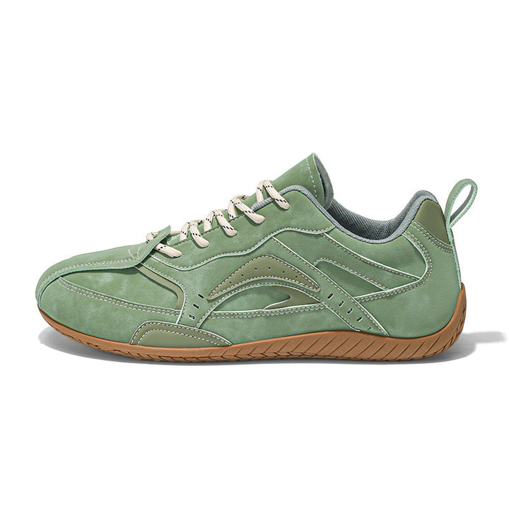 Unisex leichte Wildlederoptik Sneaker mit gepolstertem Komfortfußbett und griffiger Gumsohle Drune