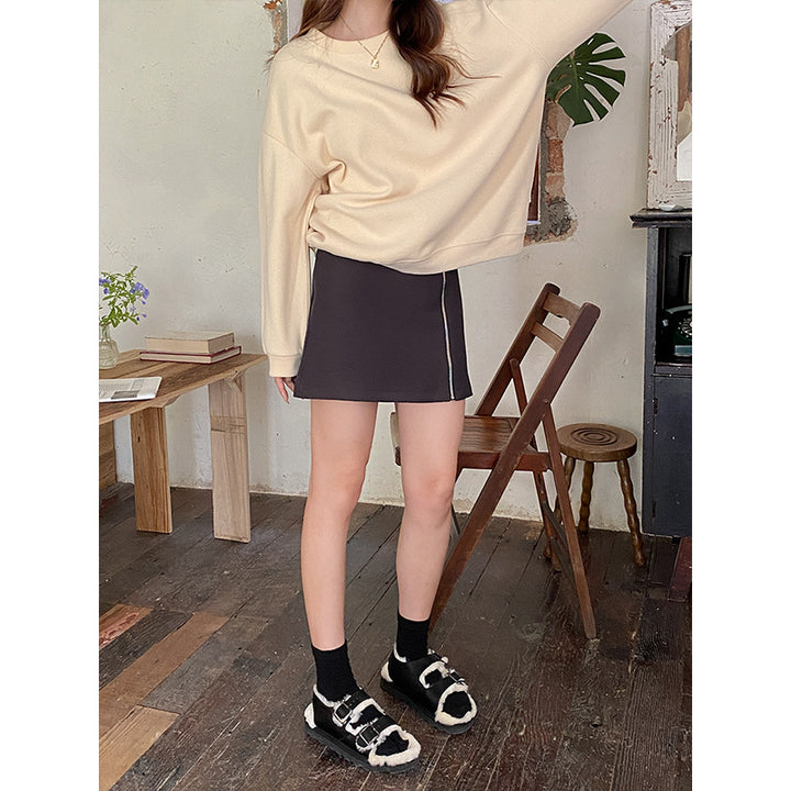 Damen oversized Sweatshirt mit Raglanärmeln Drune
