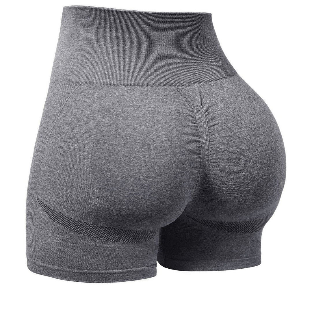 Damen Hochbundige Fitness Shorts mit innovativer Formgebung Drune