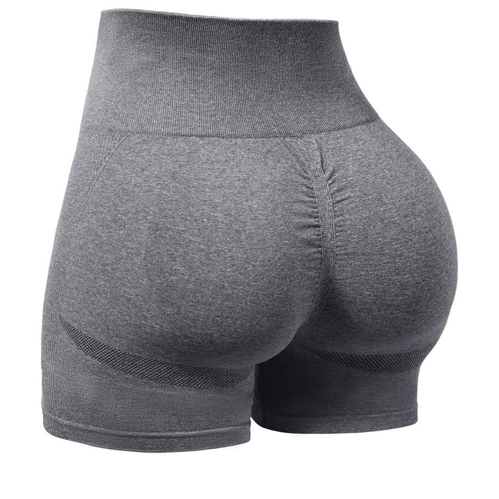 Damen Hochbundige Fitness Shorts mit innovativer Formgebung Drune