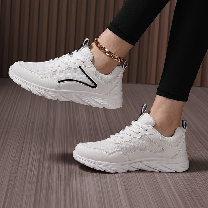 Damen Sportliche Sneakers mit atmungsaktiver Mesh-Oberfläche und stoßdämpfender Sohle Drune