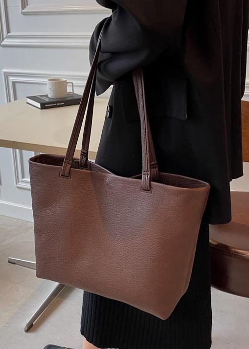 Drune | Geräumige Damen Schultertasche Aus Weichem Leder