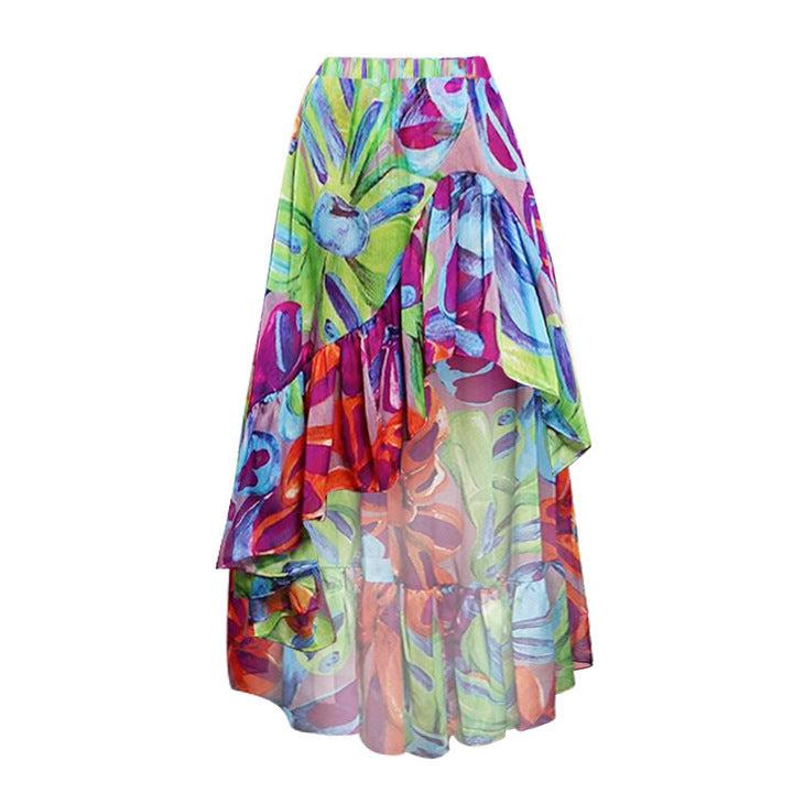 Damen Einteiler Badeanzug mit raffinierten Cut-Out-Details und floralem Design Drune