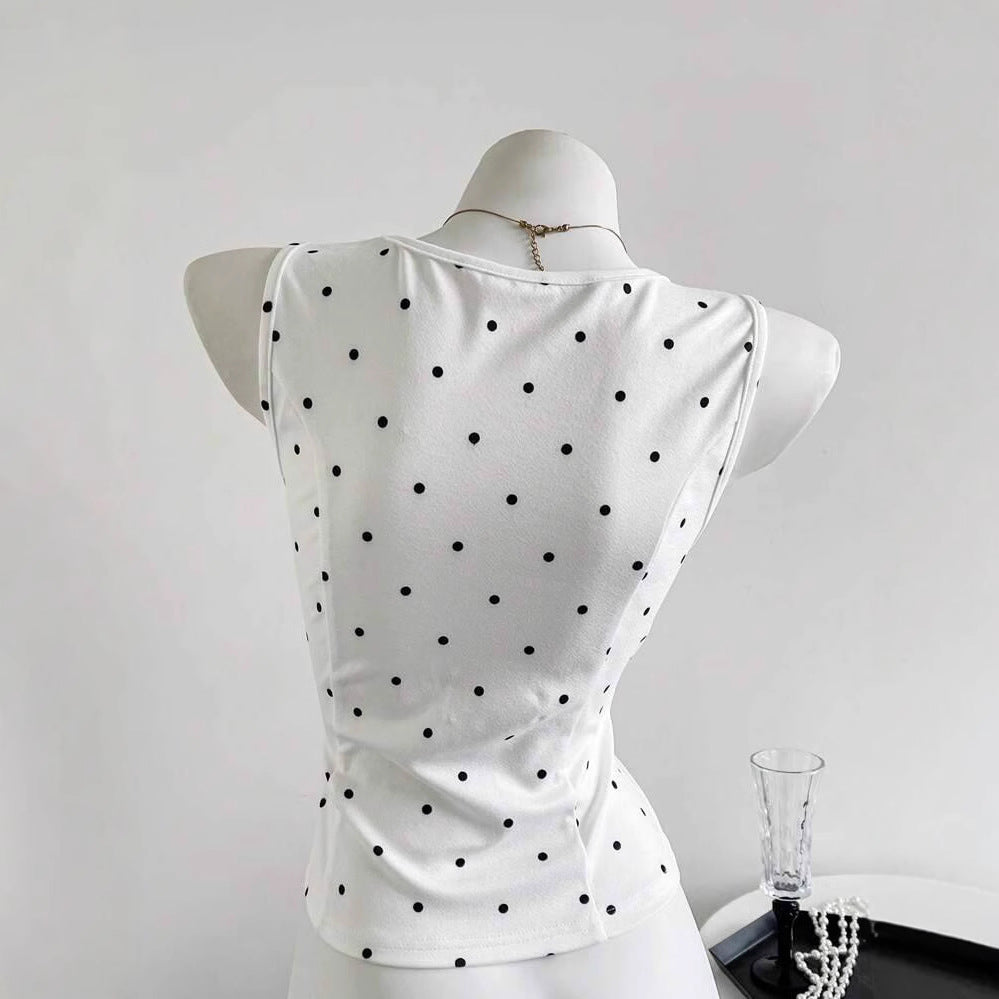 Damen Top mit Rüschendetails und Schleifen Drune