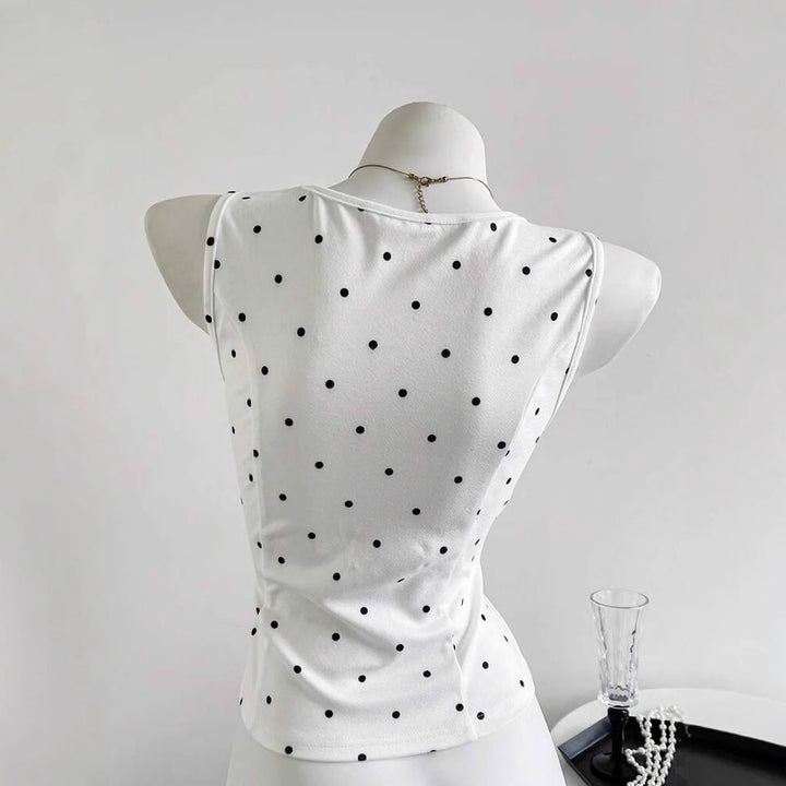 Damen Top mit Rüschendetails und Schleifen Drune