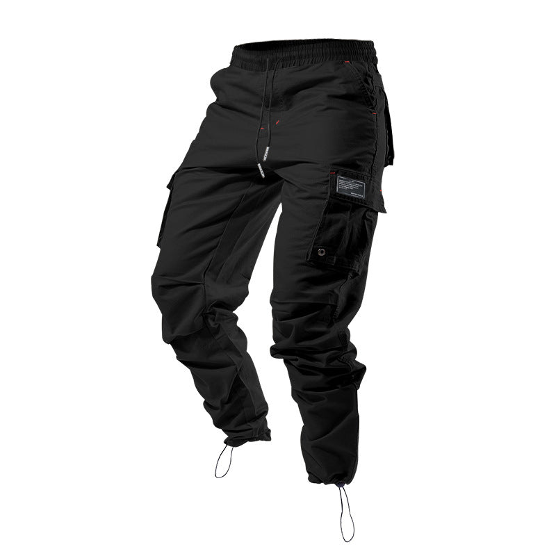 Herren nan urban-utility Cargo-Joggerhose mit verstärkten Klappentaschen, D-Ring-Details und elastischem Knöchelabschluss Drune