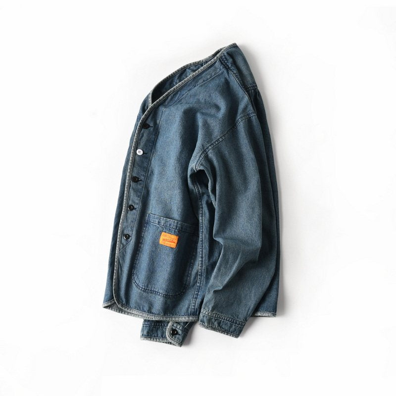 Herren Denim Arbeitsjacke Drune