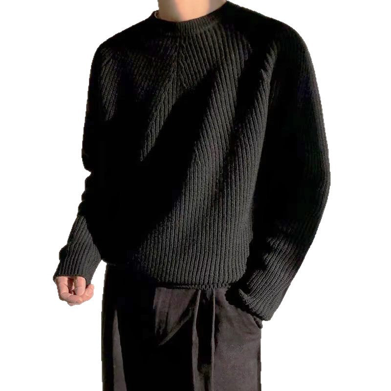 Herren Bequemer Grobstrickpullover Drune