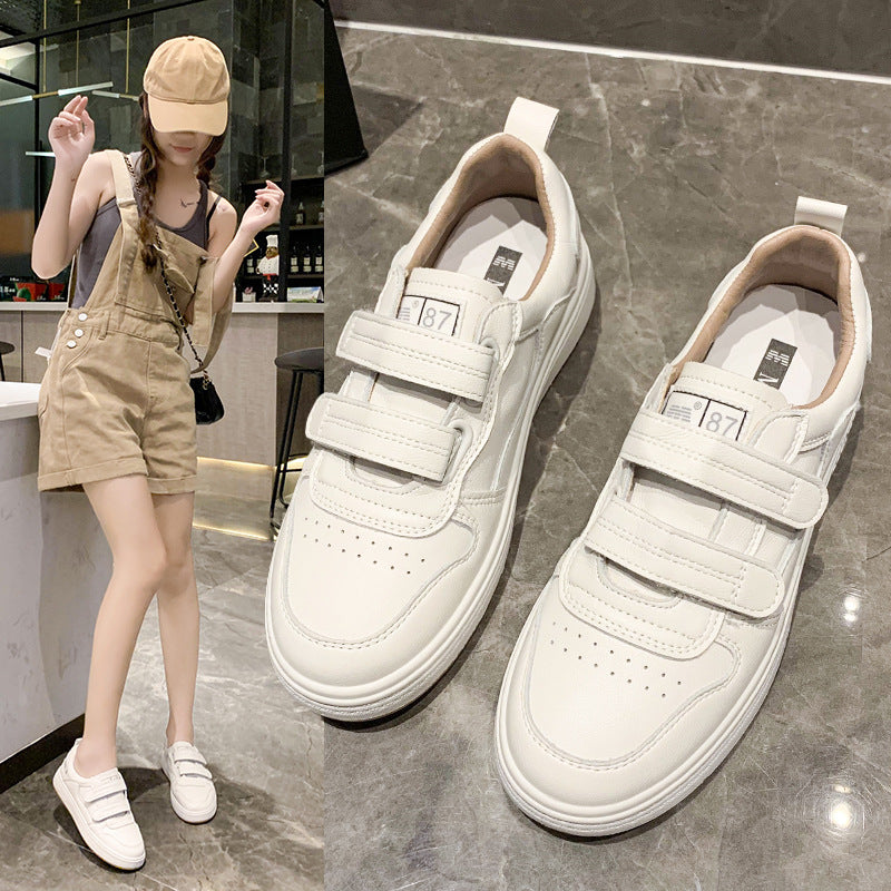 Damen Klettverschluss Freizeit Sneaker Drune
