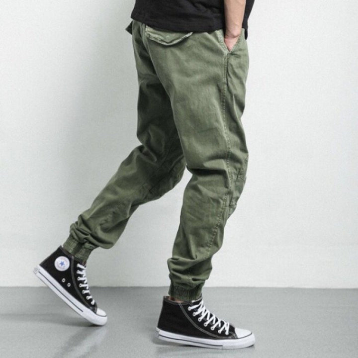 Herren bequeme Cargo-Hosen mit elastischem Bund und praktischen Taschen Drune
