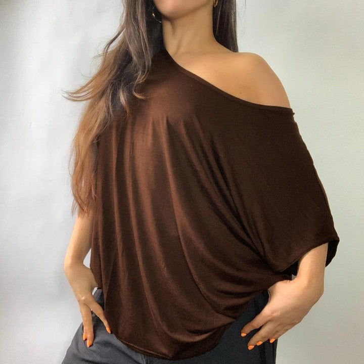 Damen lässiges Oversized T-Shirt Drune