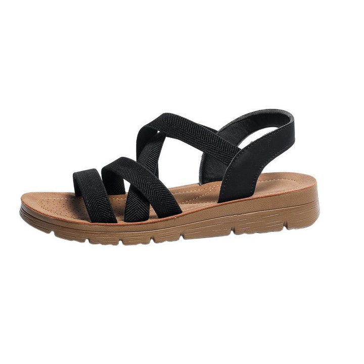 Damen Komfortable Slingback-Sandaletten mit verstellbarem Riemendesign und anatomischem Fußbett Drune