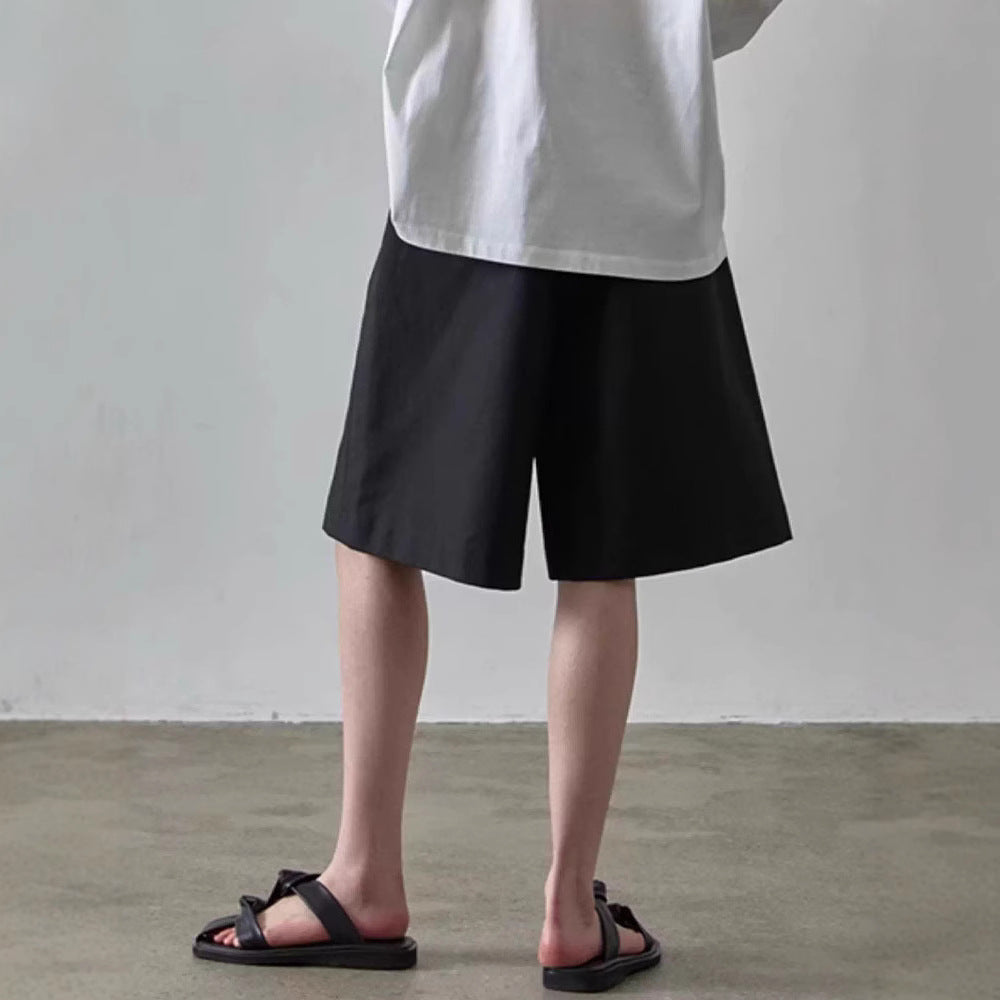 Damen Elegante und bequeme weitem Stoff-Shorts Drune