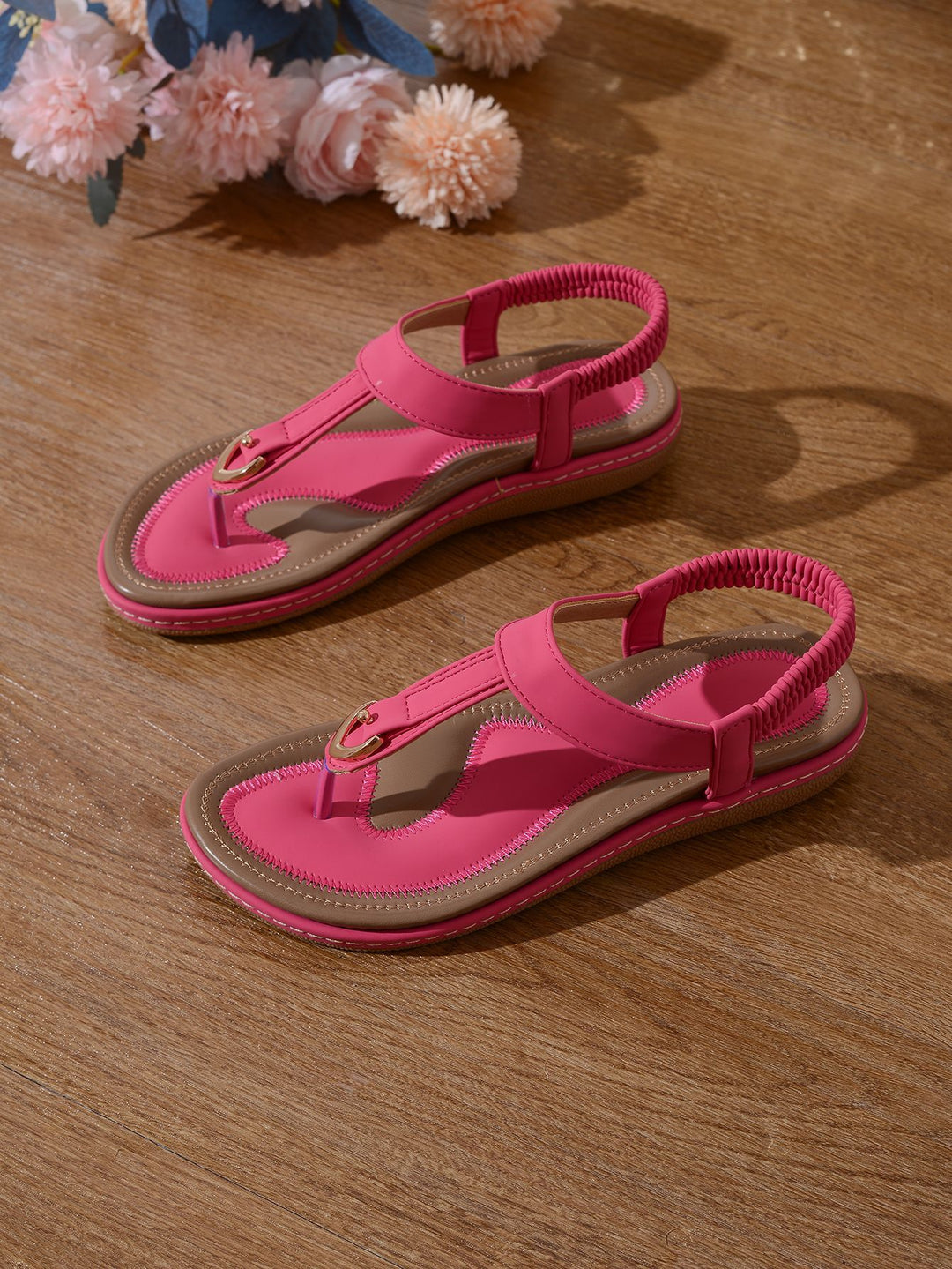 Damen Komfortable Flip-Flops Drune