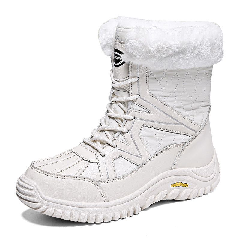 Damen Winter-Wasserdichte Stiefel mit isolierendem Futter und rutschfester Sohle Drune