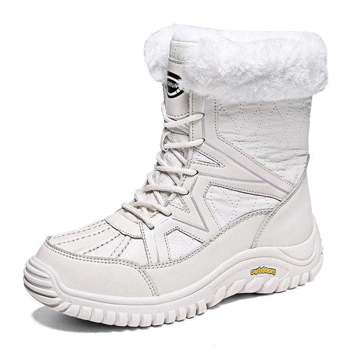Damen Winter-Wasserdichte Stiefel mit isolierendem Futter und rutschfester Sohle Drune