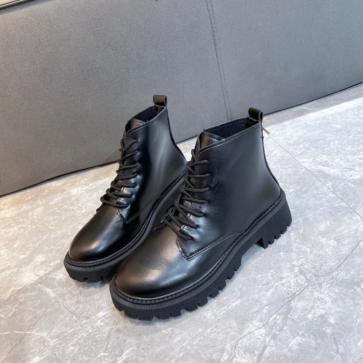 Damen Plateau-Schnürstiefelette mit robuster Profilsohle Drune