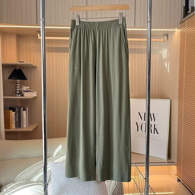 Damen Weite und bequeme Jersey-Hose Drune