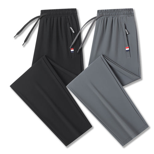 Herren Sportliche Freizeit-Hose mit elastischem Bund Drune