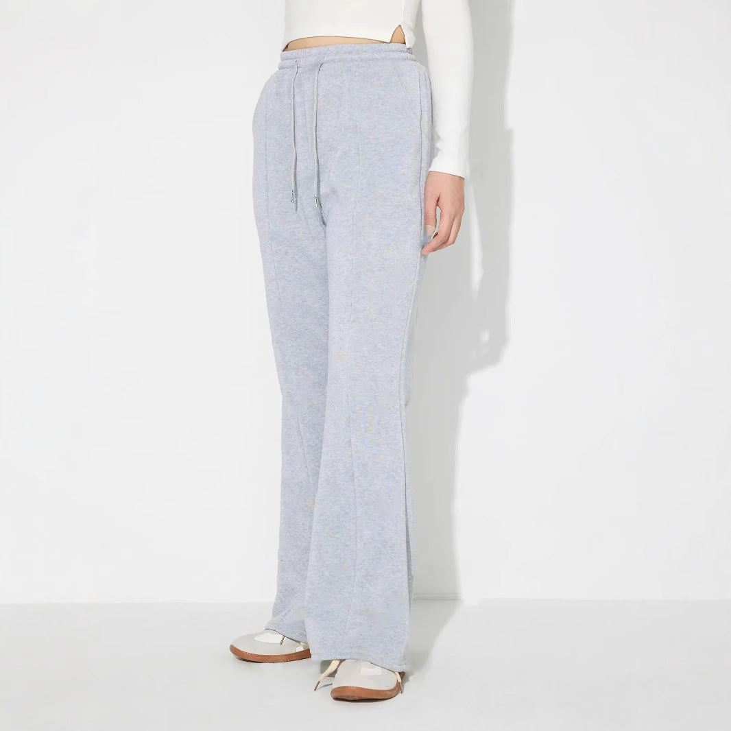 Damen weite Freizeithose im Urban-Style mit elastischem Bund und praktischen Taschen Drune