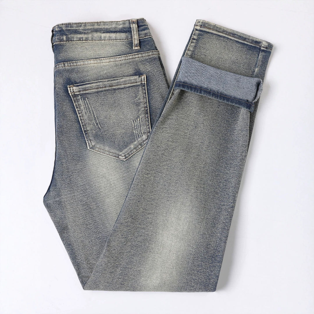 Herren Modische Jeans mit besonderen Nähten Drune