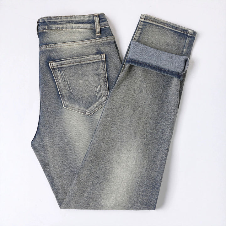 Herren Modische Jeans mit besonderen Nähten Drune