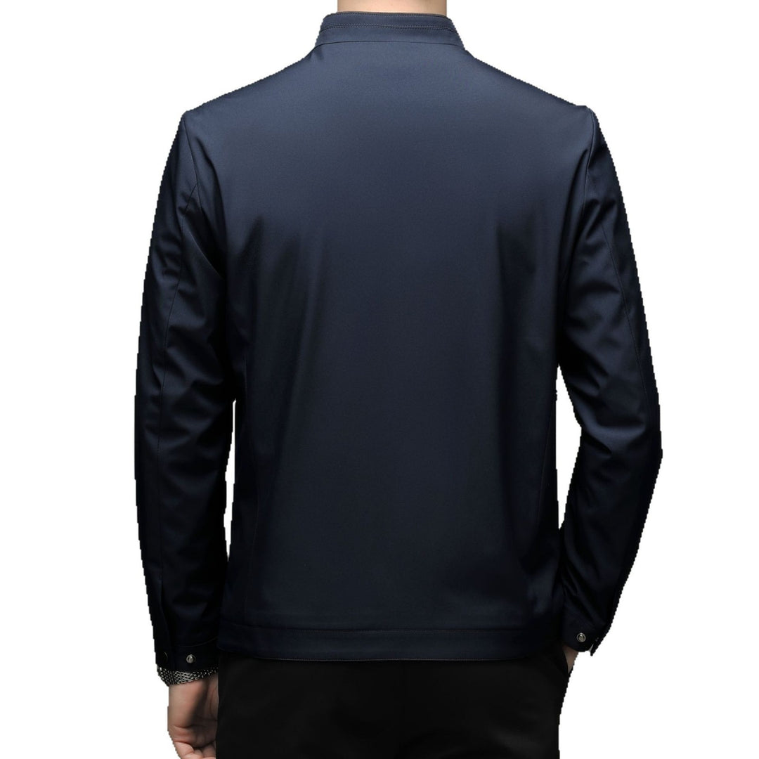 Herren Funktionsjacke mit modernem Stehkragen und seitlichen Eingrifftaschen Drune