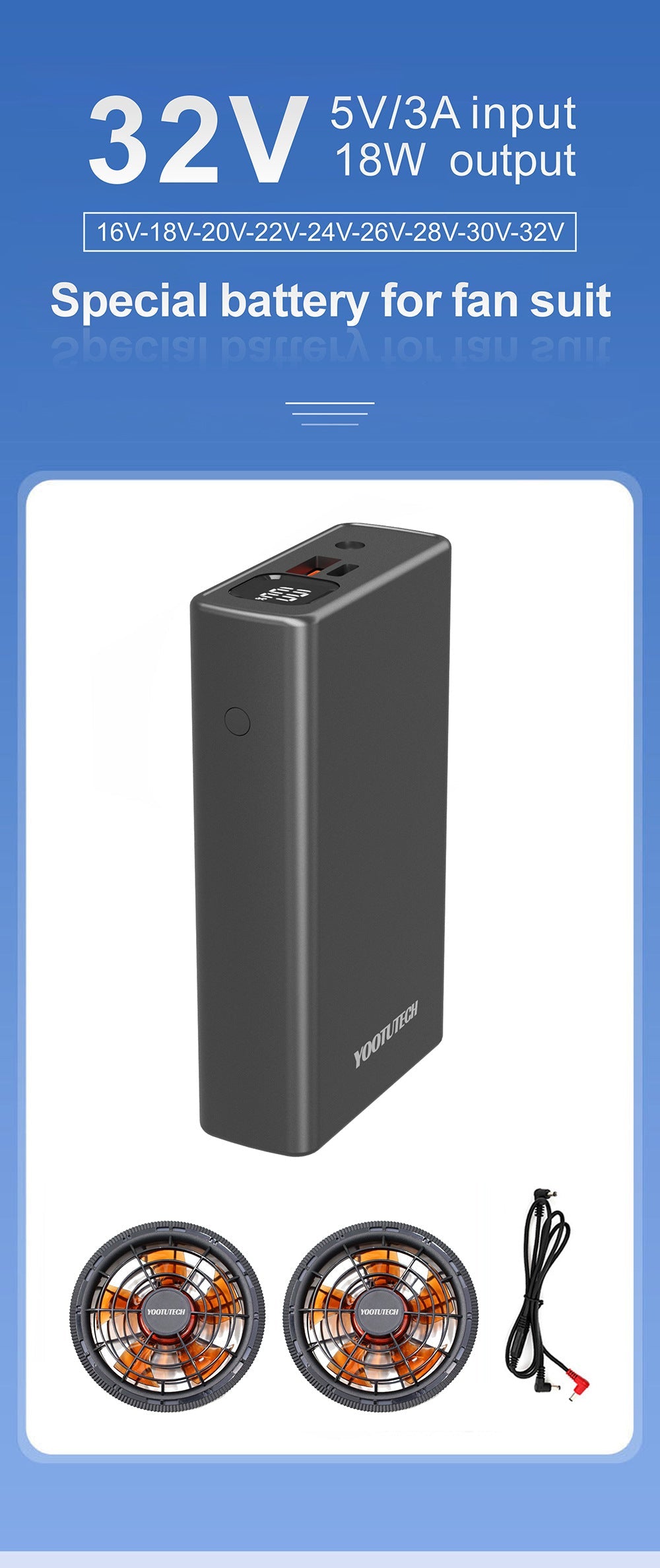 Unisex nan leichte kühlende Arbeitsweste mit integrierten Ventilatoren und externem Akku Drune