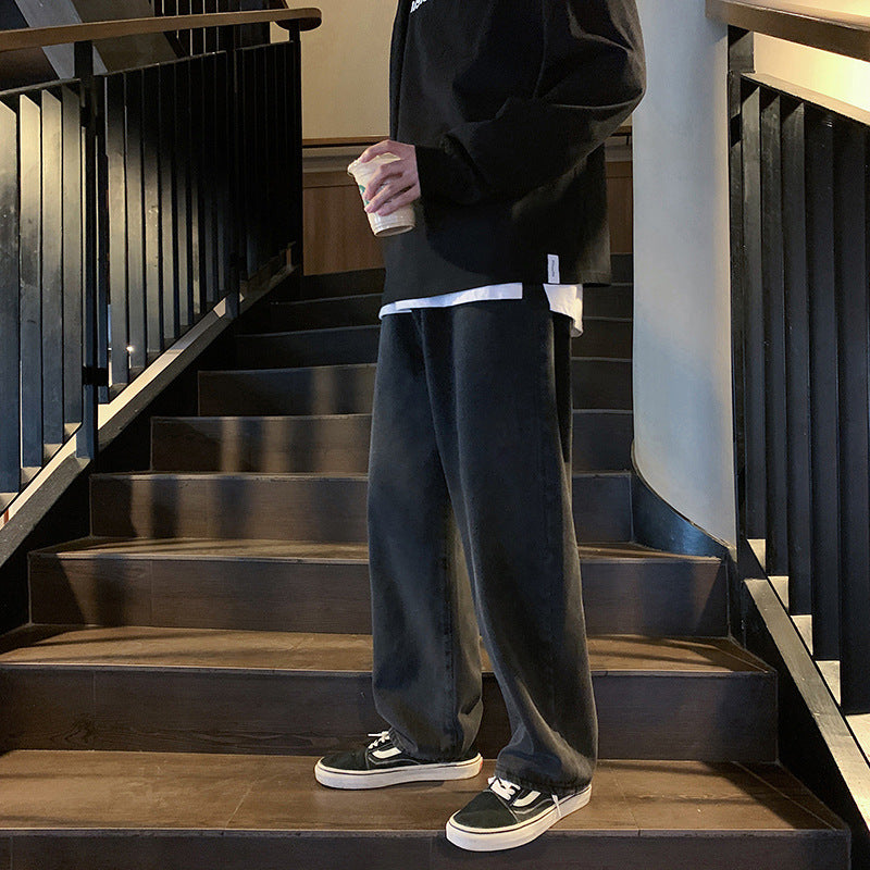 Herren Lässige Baggy-Jeans Drune