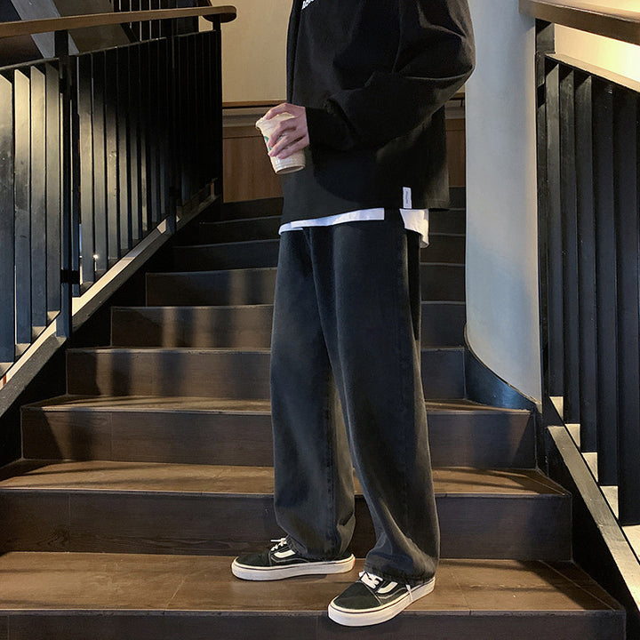 Herren Lässige Baggy-Jeans Drune