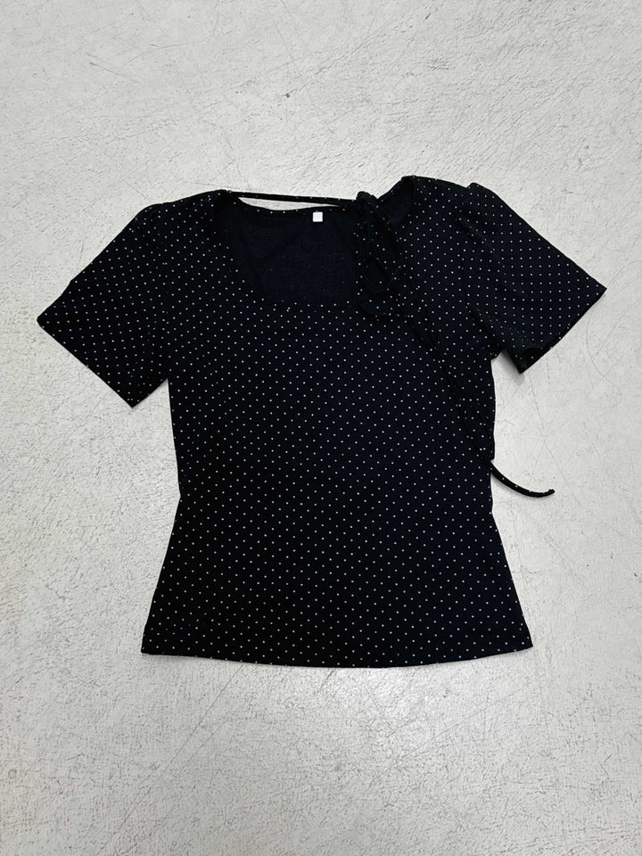 Damen Polka Dot Bluse Drune