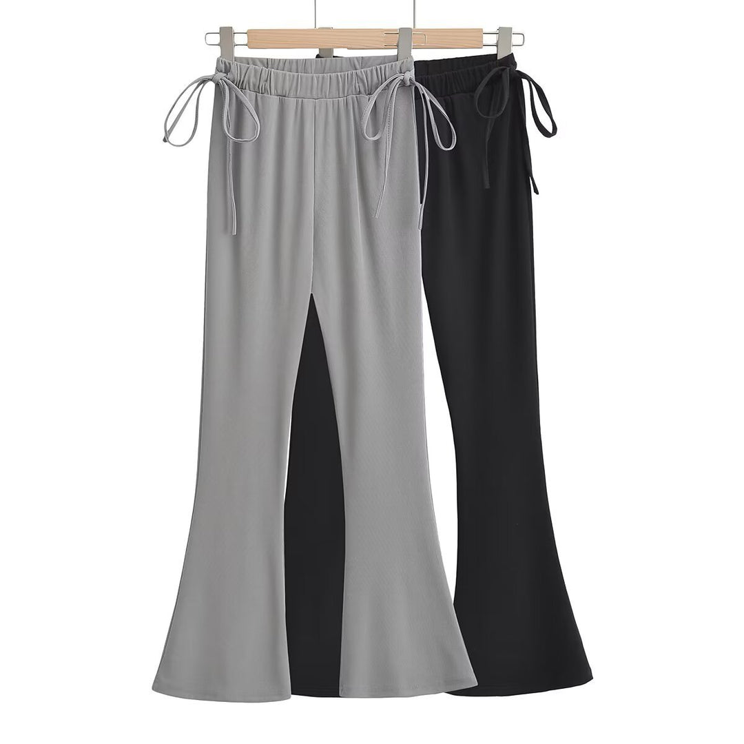 Damen Palazzo-Hose mit elegantem Kordelzug Drune