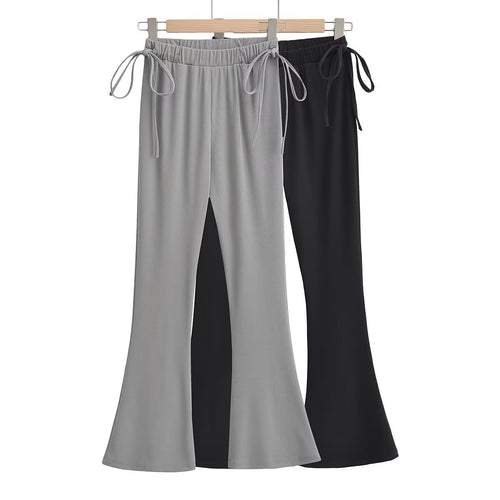 Damen Palazzo-Hose mit elegantem Kordelzug Drune