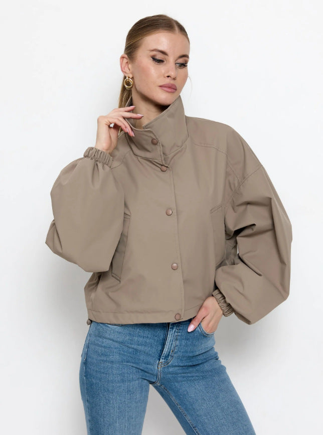 Damen Modische Oversized Jacke