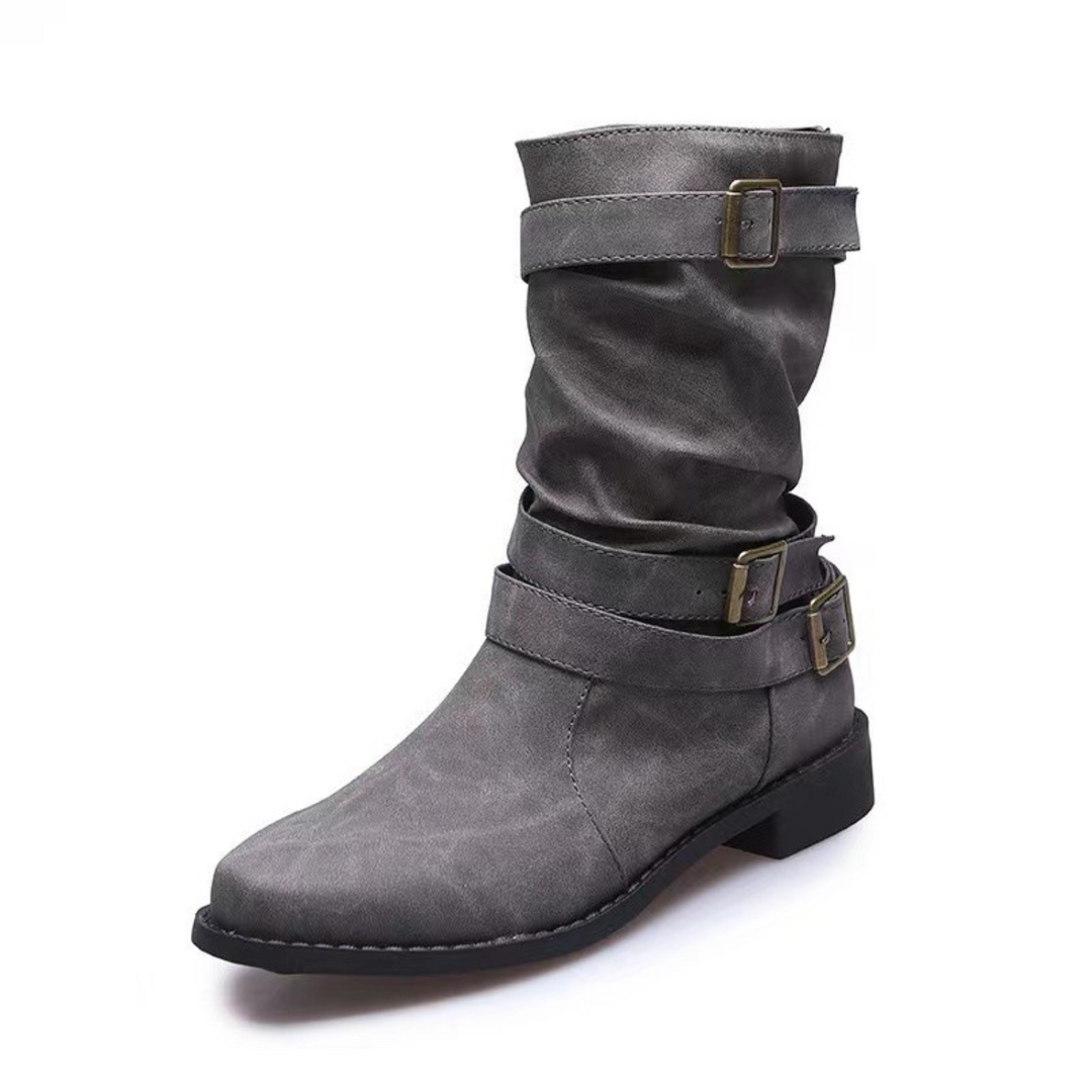 Drune | stiefeletten Mit Schnallenriemen - Mehrere Riemen