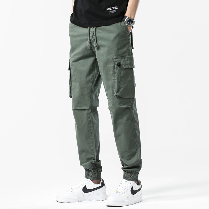 Herren Urban-Utility Cargohose im Joggerstil mit raffiniertem Taschenkonzept Drune