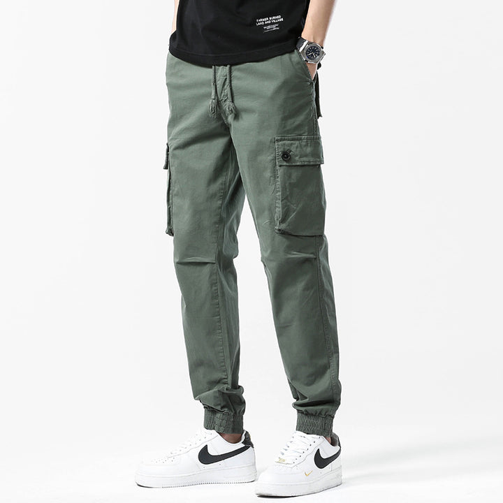 Herren Urban-Utility Cargohose im Joggerstil mit raffiniertem Taschenkonzept Drune