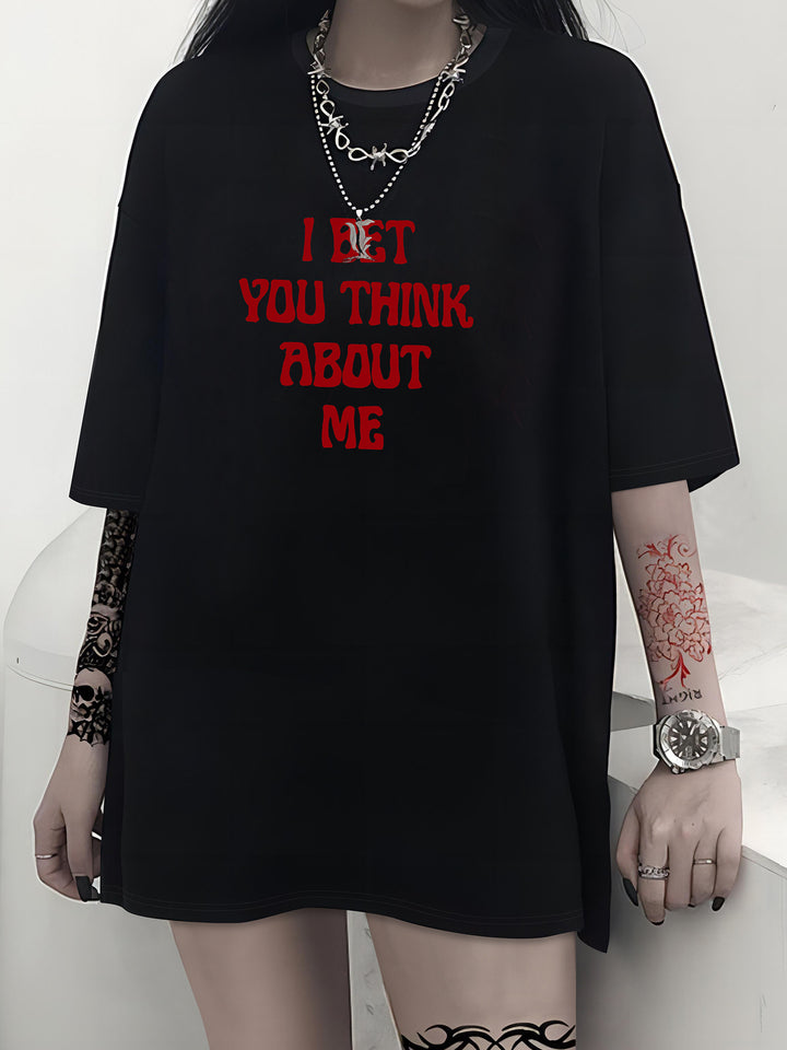 Damen T-Shirt mit kreativem Katzenmotiv und verspielter Schleife Drune