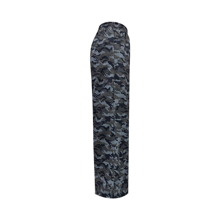 Damen weite Cargo-Hose mit modernem Camouflage-Print Drune
