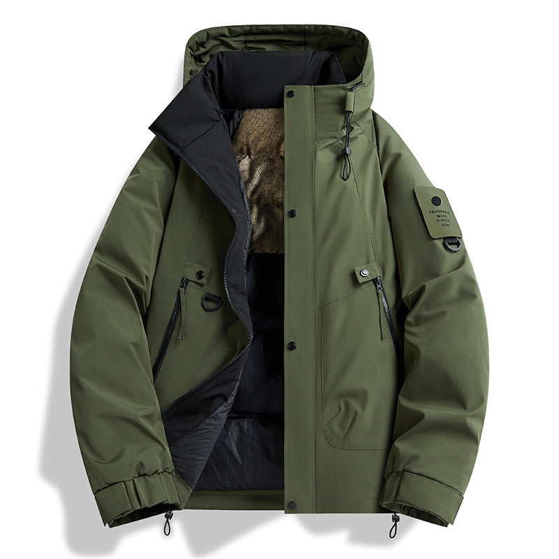 Herren Technischer Urbanparka mit Thermoisolierung und multifunktionalen Taschen Drune