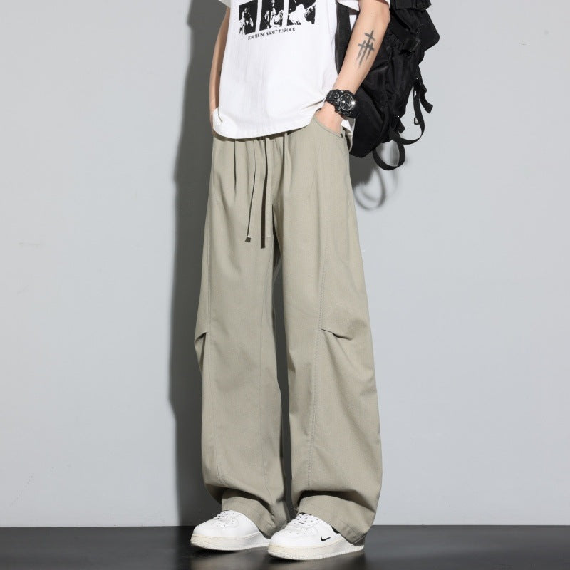 Damen Weite Lagen-Loungehose mit Cargo-Details & elastischem Tunnelzug Drune