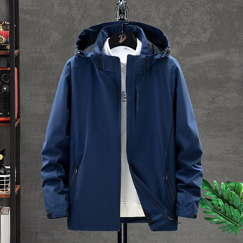 Herren Hochwertige Wasserfeste Outdoor-Jacke Drune