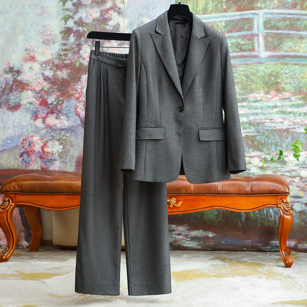 Damen Elegantes Blazer- und Hosen-Set Drune