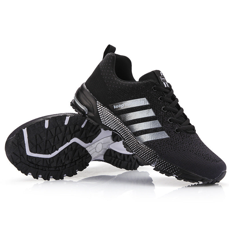 Herren leichte atmungsaktive Lauf‑ und Trail‑Sneaker mit verstärkter Fersendämpfung und griffiger Outdoorlaufsohle Drune
