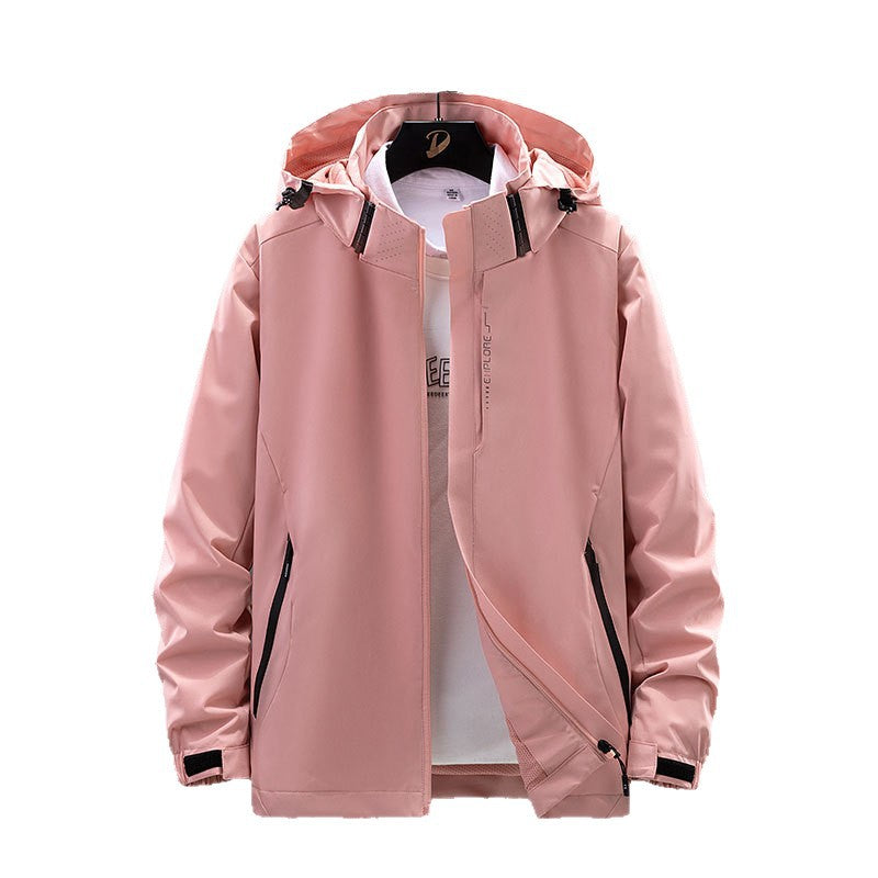 Herren Funktionsjacke mit verstellbarer Kapuze Drune
