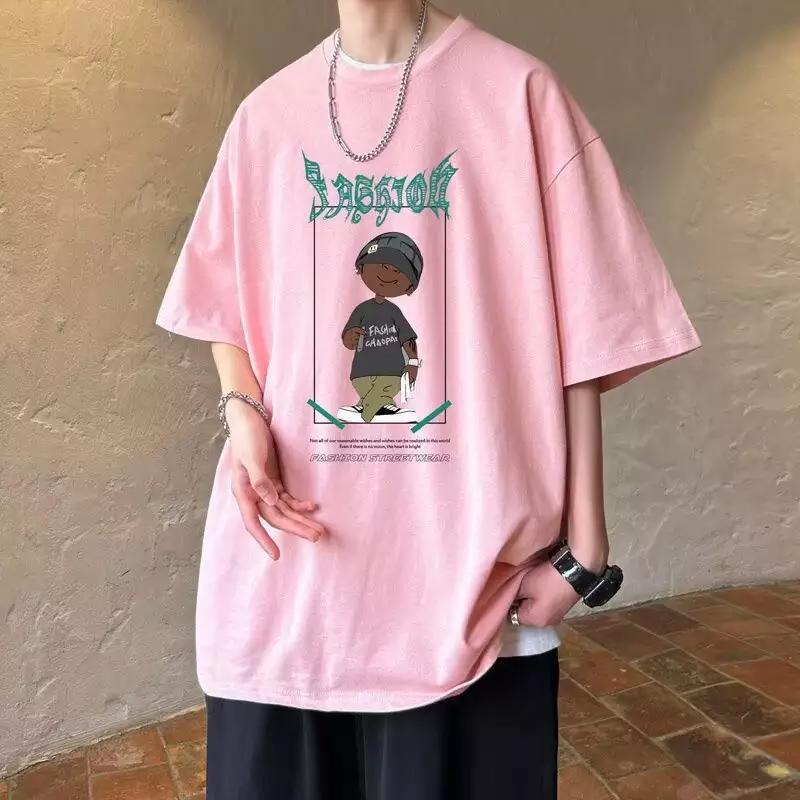 Damen oversized T-Shirt mit grafischem Print und lässigem Schnitt Drune