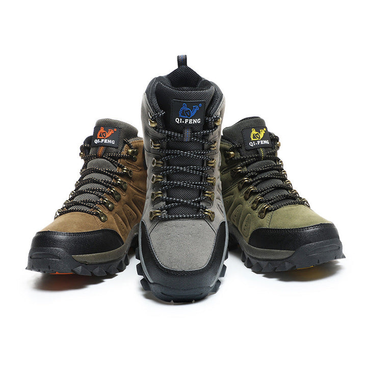 Herren Outdoor-Trekkingstiefel mit rutschfester Sohle und atmungsaktivem Obermaterial Drune